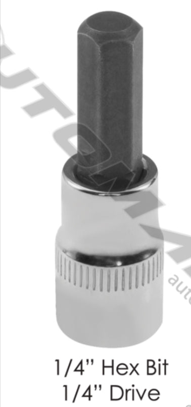 210.1508CH - Socket 1/4in Hex Bit 1/4in Drive - Nick's Truck Parts