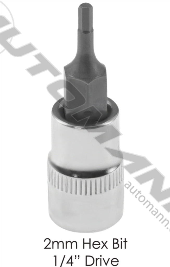 210.1602CMH - Socket 2mm Hex Bit 1/4in Drive - Nick's Truck Parts