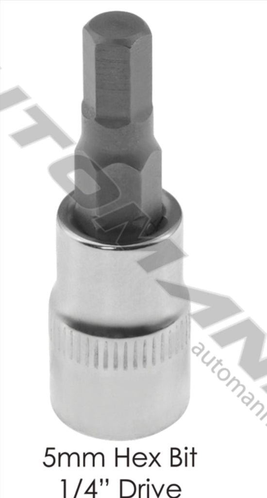 210.1605CMH- Socket 5mm Hex Bit 1/4in Drive - Nick's Truck Parts