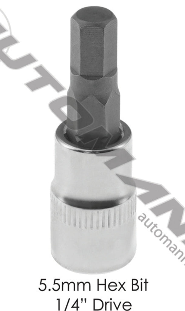 210.1655CMH - Socket 5.5mm Hex Bit 1/4in Drive - Nick's Truck Parts