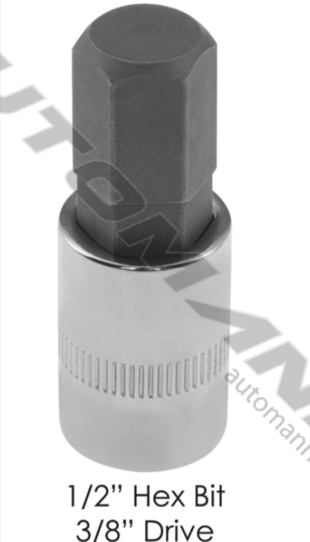 210.3516CH- Socket 1/2in Hex Bit 3/8in Drive - Nick's Truck Parts