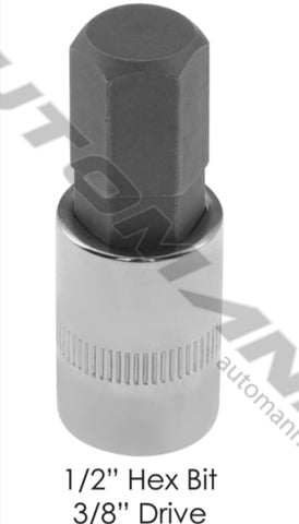 210.3516CH- Socket 1/2in Hex Bit 3/8in Drive - Nick's Truck Parts