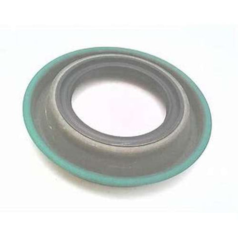 Automann wheel pinion and oil seal, close-up of the black metal component with detailed grooves and seal edges.