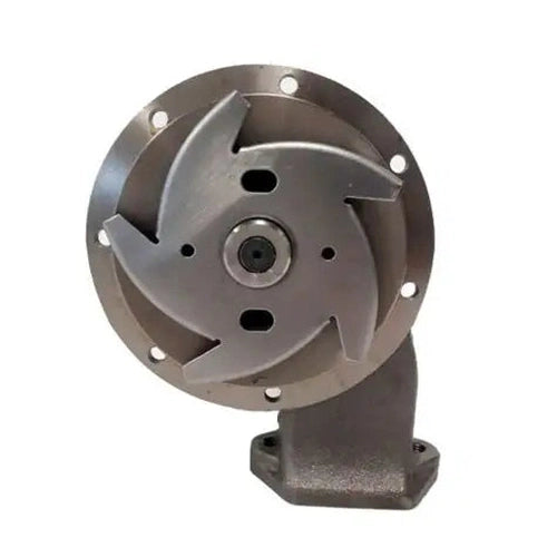 Automann 800.316GC285B water pump for Mack trucks, showing the metal pump body and pulley for engine cooling system.