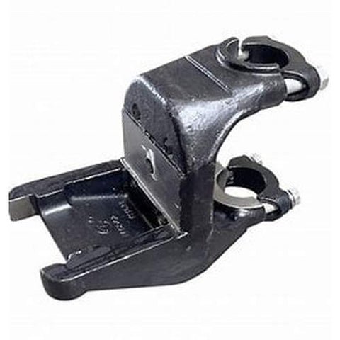 Automann Hendrickson saddle assembly with metal mounting components, designed for heavy-duty truck suspension systems.