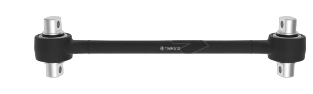 Automann 345-855 rigid torque rod with bushings, automotive suspension component, showing metal rod with mounting points