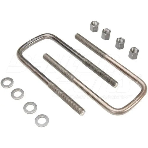Dayton 361-198-U-Bolt Kit, semi-round hardware with U-bolts, nuts, and washers for secure mounting and industrial applications.