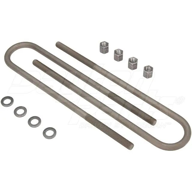 Dayton 361-262-U-Bolt Kit with round U-bolts and hardware components for secure fastening and mounting applications.