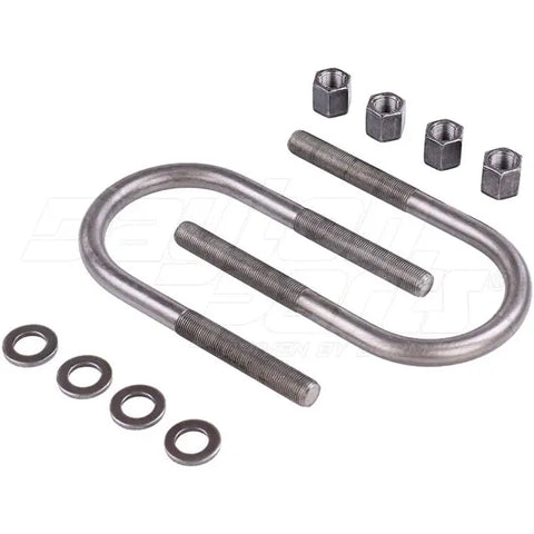 Dayton Freightliner U-bolt kit with 3/4 inch diameter, 4 inch length, and 8-1/2 inch overall for heavy-duty vehicle use