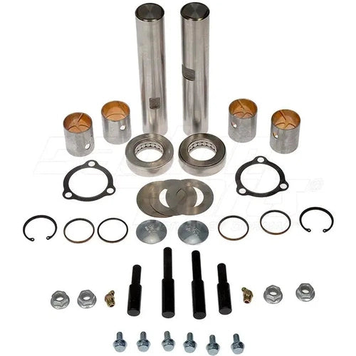 Automann Ford standard king pin steering kit FKP-69-B with metal components and mounting hardware, used in vehicle steering systems.