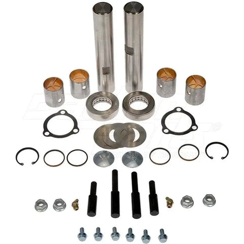 Automann Ford standard king pin steering kit FKP-69-B with metal components and mounting hardware, used in vehicle steering systems.