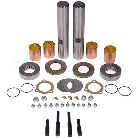 Automann King Pin Kit 460.166C set with various metal components for heavy-duty truck steering repair