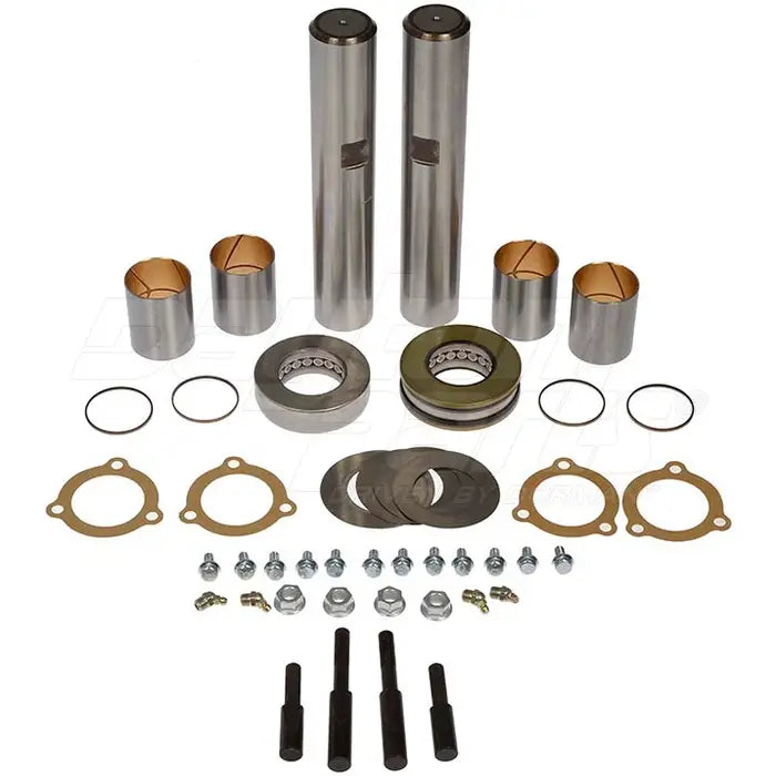 Automann king pin set 460.166X, pre-sized no-ream king pin kit with multiple components for heavy-duty vehicle suspension.