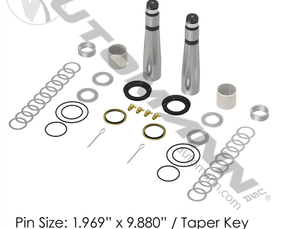 460.250C - King Pin Kit Nylon w-o Thrust Bearing - Nick's Truck Parts