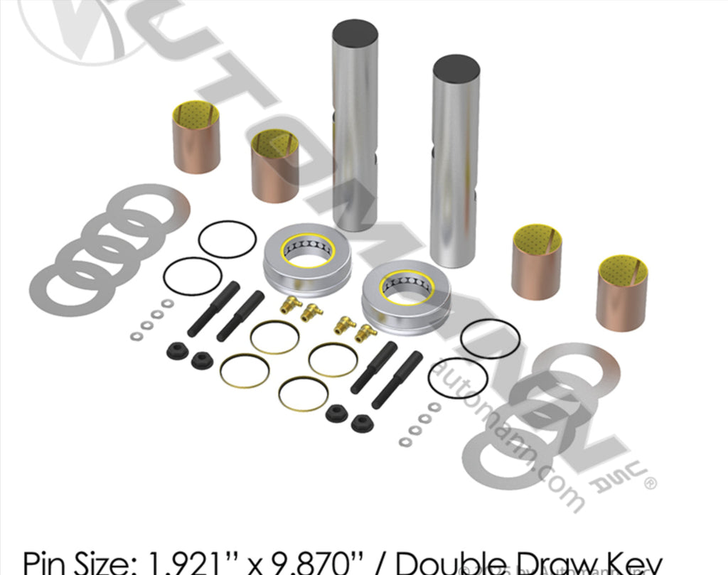 460.260CP - King Pin Kit Premium Composite Bushing - Nick's Truck Parts