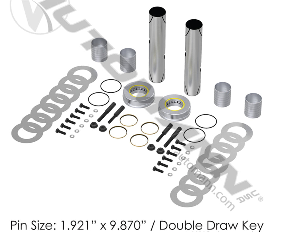 460.260E - King Pin Kit Spiral Rapid No-Ream - Nick's Truck Parts