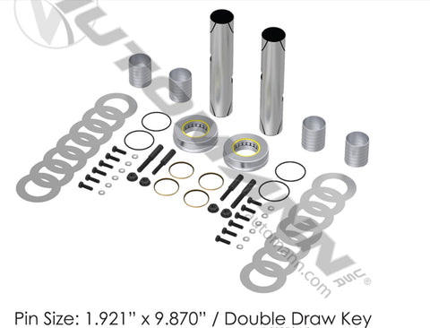 460.260E - King Pin Kit Spiral Rapid No-Ream - Nick's Truck Parts