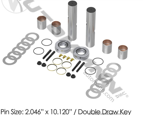 460.262BP- King Pin Kit Premium Bi-Metal Bushing - Nick's Truck Parts