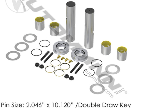 460.262C- King Pin Kit Composite Bushing - Nick's Truck Parts