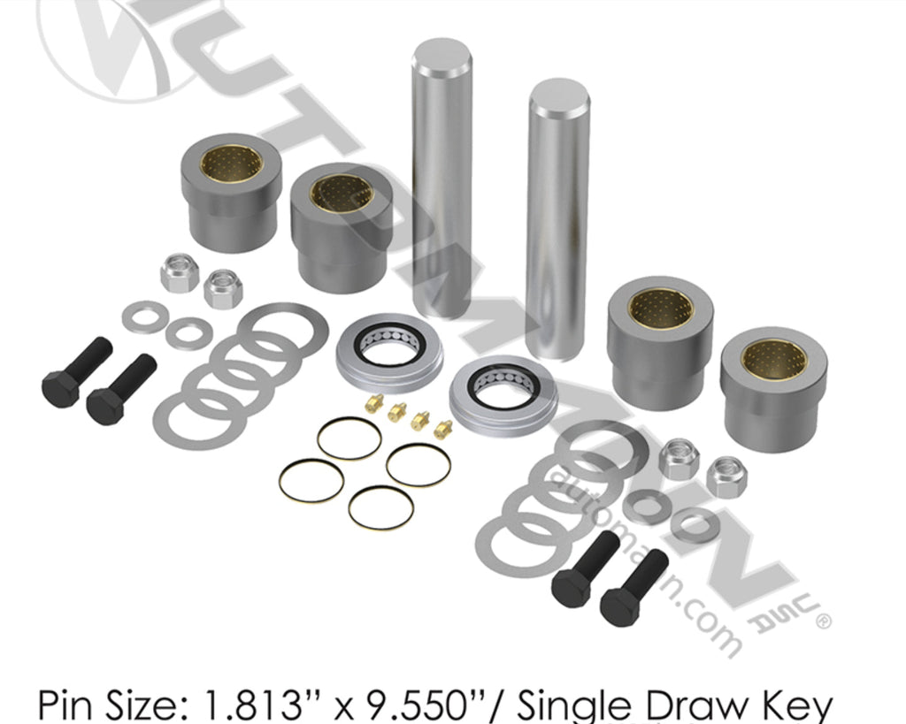 460.449B-2- King Pin Kit w-Spacers for FBC Models - Nick's Truck Parts