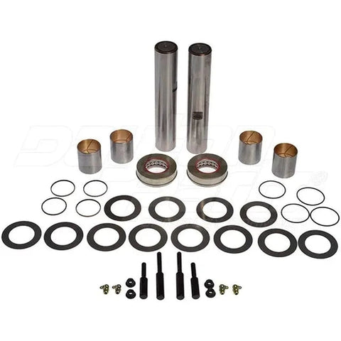 Automann 460.506X bi-metal king pin set with pre-sized, no-ream design for heavy-duty truck suspension repair.