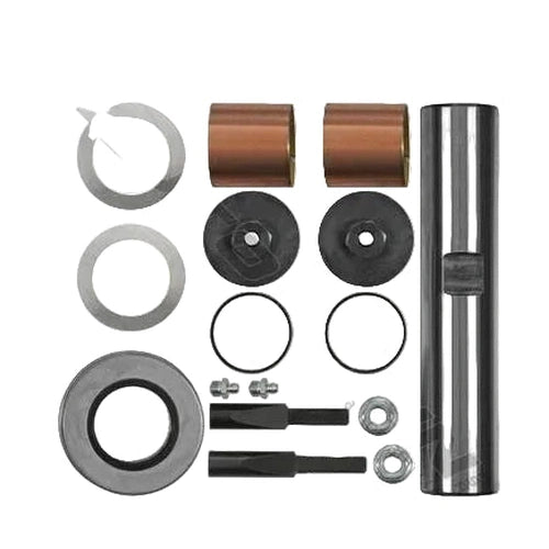 Automann 460.518CP King Pin Kit with premium composite bushings, showing the set of king pins and bushings for heavy-duty trucks.