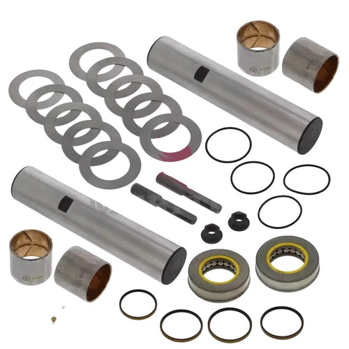 Automann 460.527BP King Pin Kit with premium bi-metal bushings, showing the detailed metal components of the king pin set.