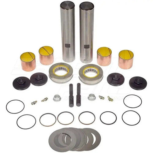 Automann 460.527C king pin set with composite bushings, durable truck suspension component, detailed close-up image