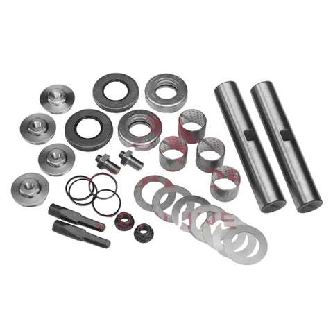 Automann King Pin Kit with composite bushing, showing the assembled king pin set for heavy-duty vehicle suspension.