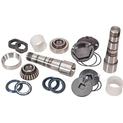 Automann king pin set with nylon bushing, part 460.542N-S, featuring durable components for heavy-duty vehicle steering systems.