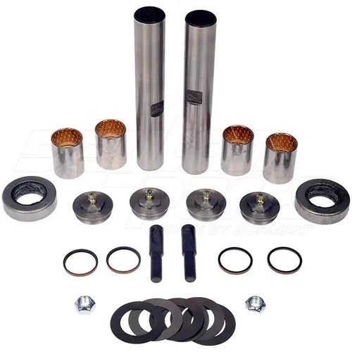 Automann 460.555B king pin set with bi-metal bushings, automotive suspension component for heavy-duty trucks.