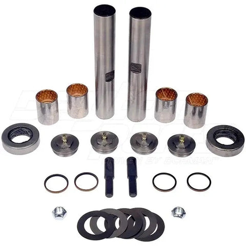 Automann 460.555B king pin set with bi-metal bushings, automotive suspension component for heavy-duty trucks.