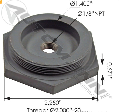 460.75- King Pin Cap - Nick's Truck Parts