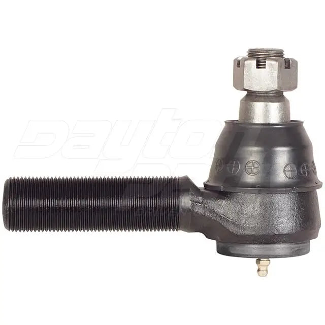 Automann ES2225R tie rod end for steering systems, showing the metal ball joint with attached threaded rod for vehicle steering.