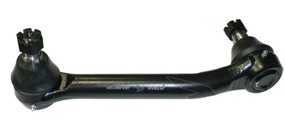 Automann drag link 12.4-inch C to C for Peterbilt trucks, durable metal steering component with detailed fittings.