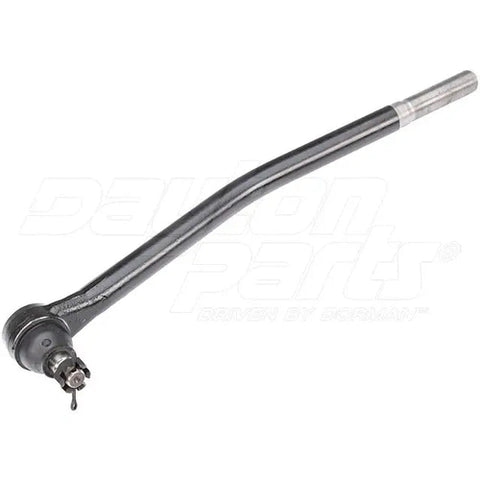 Dayton DS1289 Ford E200 steering drag link, automotive steering component, silver metal with threaded ends and connecting joints.