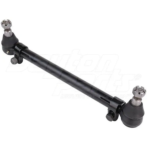 Dayton drag link 21-inch C-to-C for Kenworth trucks, durable steering component with black finish and metal construction.