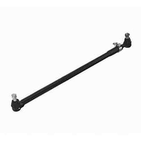 Automann drag link 16.75-inch E to E for Mack trucks, durable steel steering component with threaded ends.