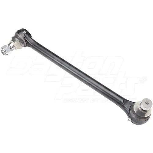 Dayton drag link 19.84-inch C to C for Mack trucks, durable metal steering component with ball joints for vehicle steering.