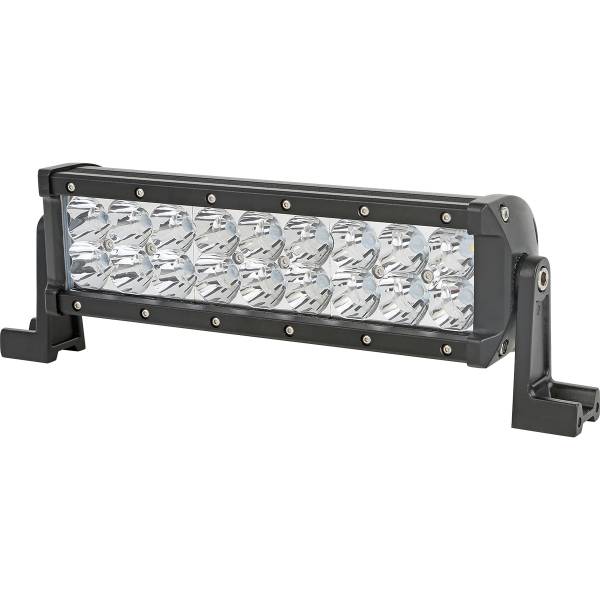 Automann 13.5-inch LED light bar with wiring and switch, designed for vehicle lighting, shown in a close-up view.