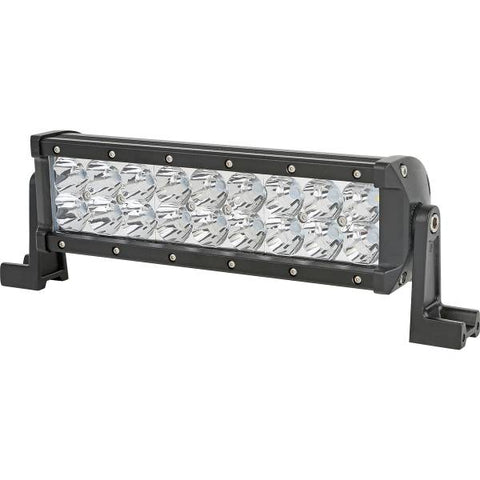 Automann 13.5-inch LED light bar with wiring and switch, designed for vehicle lighting, shown in a close-up view.