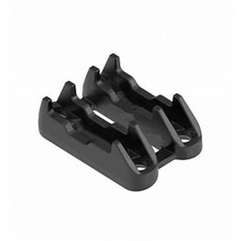 Automann MHS5084 Bottom Plate RH Hendrickson spacer seat, metal component with bolt holes, used in vehicle suspension systems