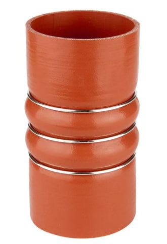 Automann coolant hose 561.154008 for hot charge air, flexible rubber hose with metal fittings, used in vehicle cooling systems.