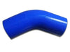 Automann polyester reinforced coolant hose 45-degree bend, durable flexible hose for automotive cooling systems.