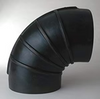 Automann Rubber Elbow 90 Degree coolant hose fitting showing smooth rubber surface and 90-degree bend for engine cooling systems.