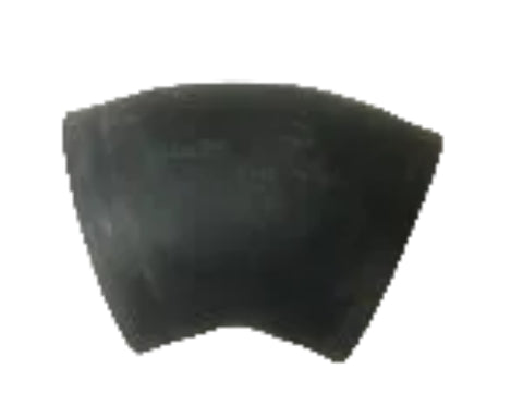 Automann 5.5-inch ID elbow rubber coolant hose showing flexible rubber with smooth interior and reinforced exterior.