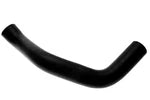 Automann 561.55337 upper radiator coolant hose for IHC trucks, made of durable rubber with hoses clamps.