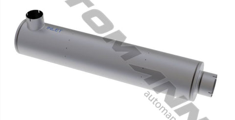 562.U645091-Muffler 4in Inlet 5in Outlet 9in Body