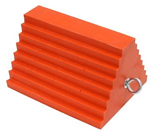562.6135GUB-Wheel Chock Orange Poly