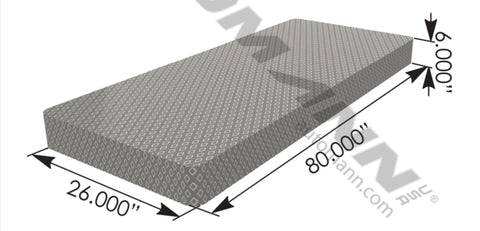 562.MSRCVR2680 - Spring Replacement Cover 26x80in - Nick's Truck Parts